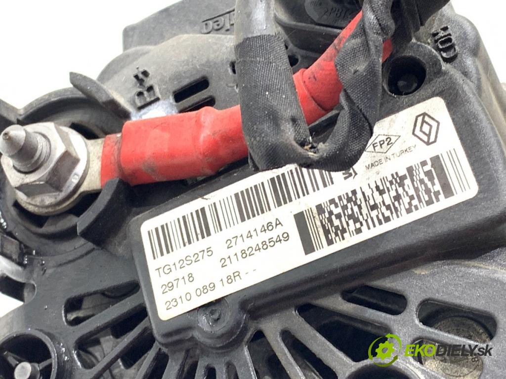 RENAULT CAPTUR I liftback 2018 66 kW 1.5 dCi 90 1461 Alternátor 231008918R (Alternátor)