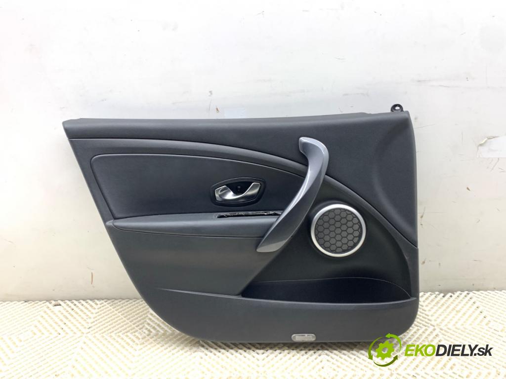 RENAULT MEGANE III liftback 2010 96 kW 1.4 TCe (BZ0F, BZ1V) 1397 ča dveře levý přední část 
