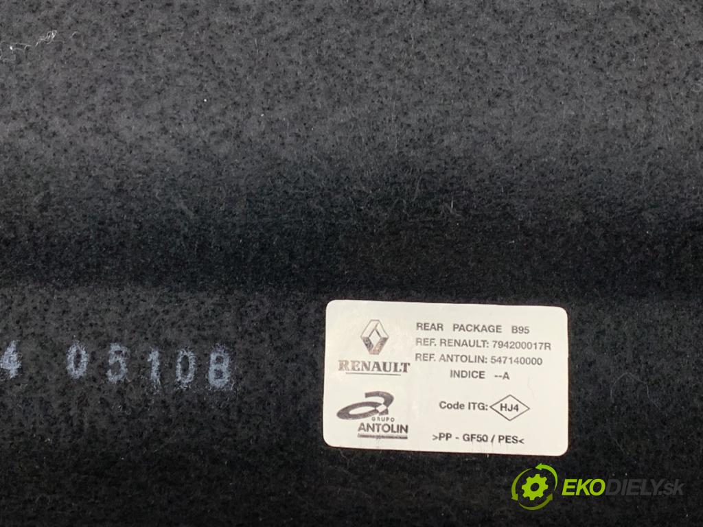RENAULT MEGANE III liftback 2010 96 kW 1.4 TCe (BZ0F, BZ1V) 1397 pláto zadní část 794200017R