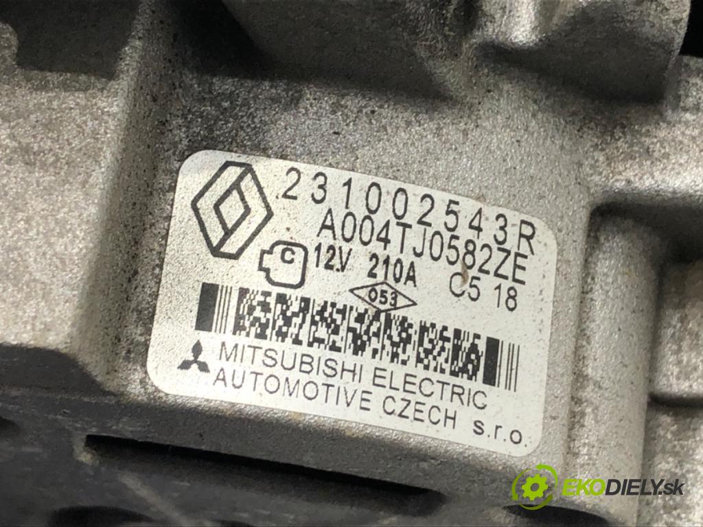 RENAULT GRAND SCENIC III nadwozie wielkoprzestrzenne (MPV) 2016 81 kW 1.5 dCi 1461 Alternátor 231002543R (Alternátor)