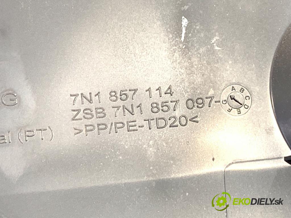 SEAT ALHAMBRA II nadwozie wielkoprzestrzenne (MPV) 2015 135 kW 2.0 TDI 1968 Priehradka, kastlík spolujazdca 7N1857114 (Priehradka (kastlík))