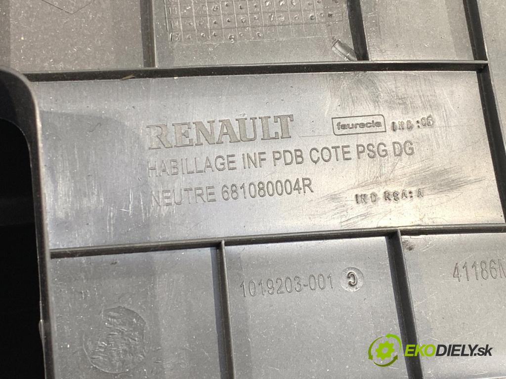 RENAULT GRAND SCENIC III nadwozie wielkoprzestrzenne (MPV) 2016 81 kW 1.5 dCi 1461 přihrádka kastlík spolujezdce 681080004R (Přihrádka (kastlík))
