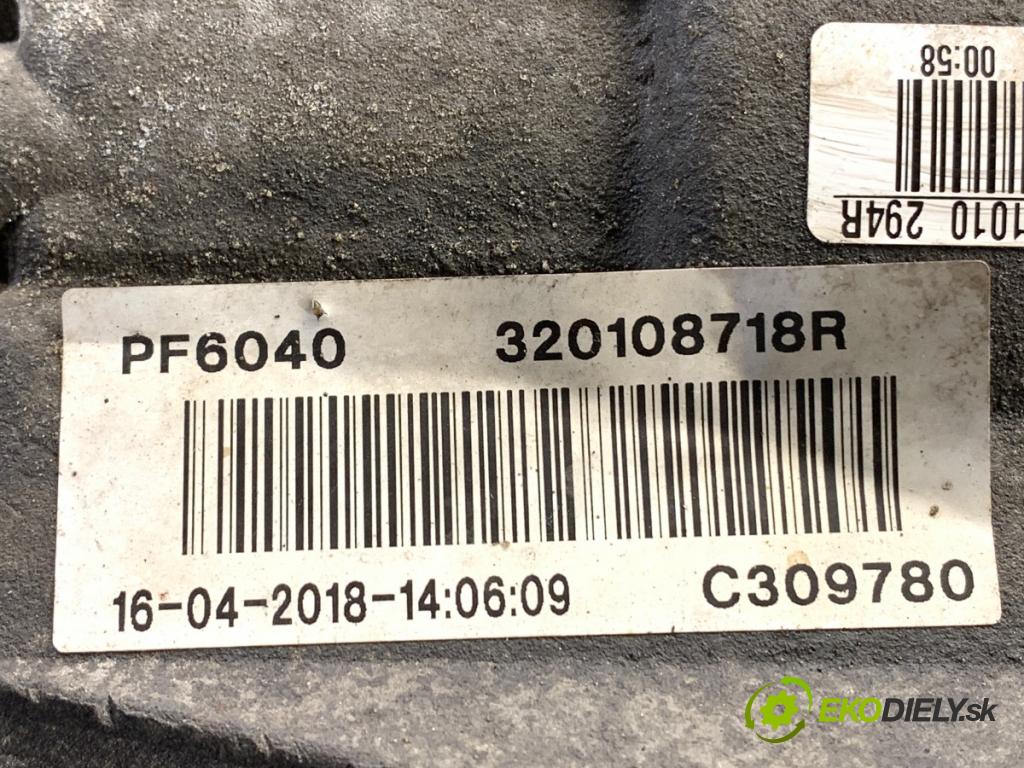 OPEL VIVARO B Platforma / podwozie 2018 88 kW 1.6 CDTI (03) 1598 Prevodovka PF6040 (Prevodovka)
