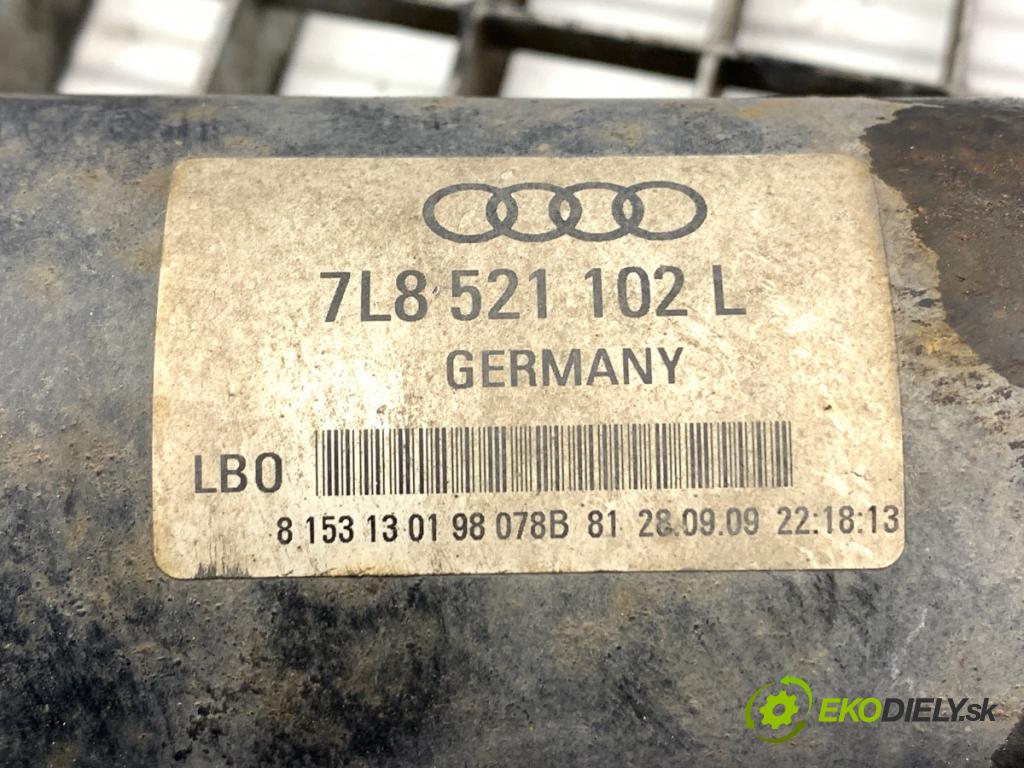 AUDI Q7 4L SUV 2010 176 kW 3.0 TDI quattro 2967 kardaň hřídel hnací zadní část 7L8521102L (Kardanový hřídel)