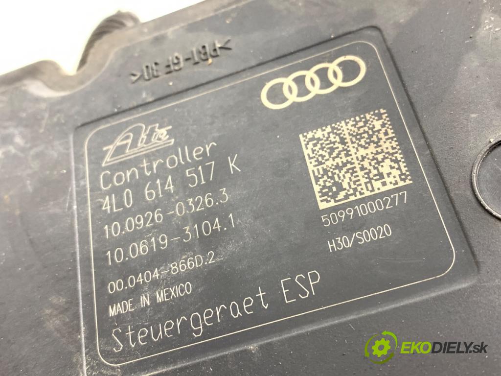 AUDI Q7 4L SUV 2010 176 kW 3.0 TDI quattro 2967 pumpa ABS 4L0614517K (Pumpa ABS)