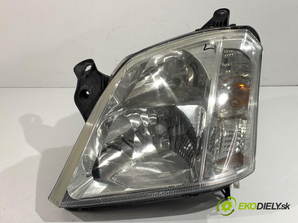 OPEL MERIVA A nadwozie wielkoprzestrzenne (MPV) 2005 66 kW 1.4 16V Twinport (E75) 1364 Svetlomet ľavy predný 93321052
