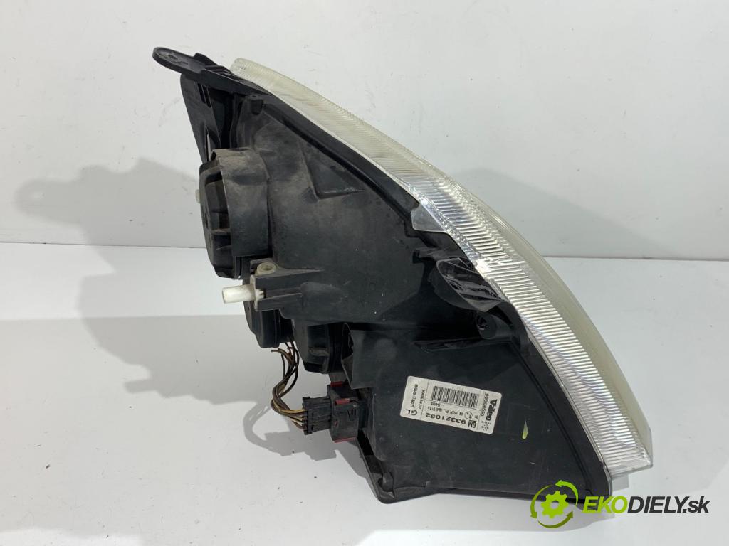 OPEL MERIVA A nadwozie wielkoprzestrzenne (MPV) 2005 66 kW 1.4 16V Twinport (E75) 1364 Svetlomet ľavy predný 93321052
