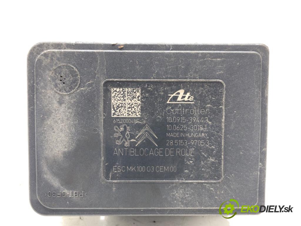 PEUGEOT 208 I liftback 2015 60 kW 1.2 VTI 82 1199 pumpa ABS 9813805280 (Pumpa ABS)