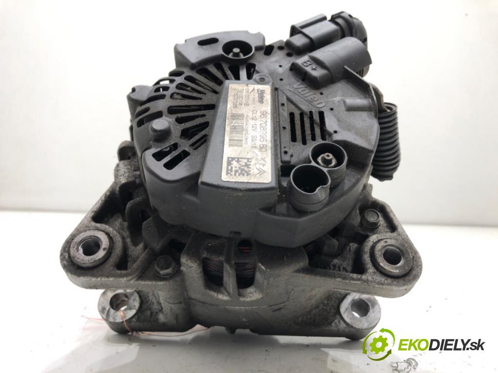 PEUGEOT 208 I liftback 2015 60 kW 1.2 VTI 82 1199 Alternátor 9670899580 (Alternátor)