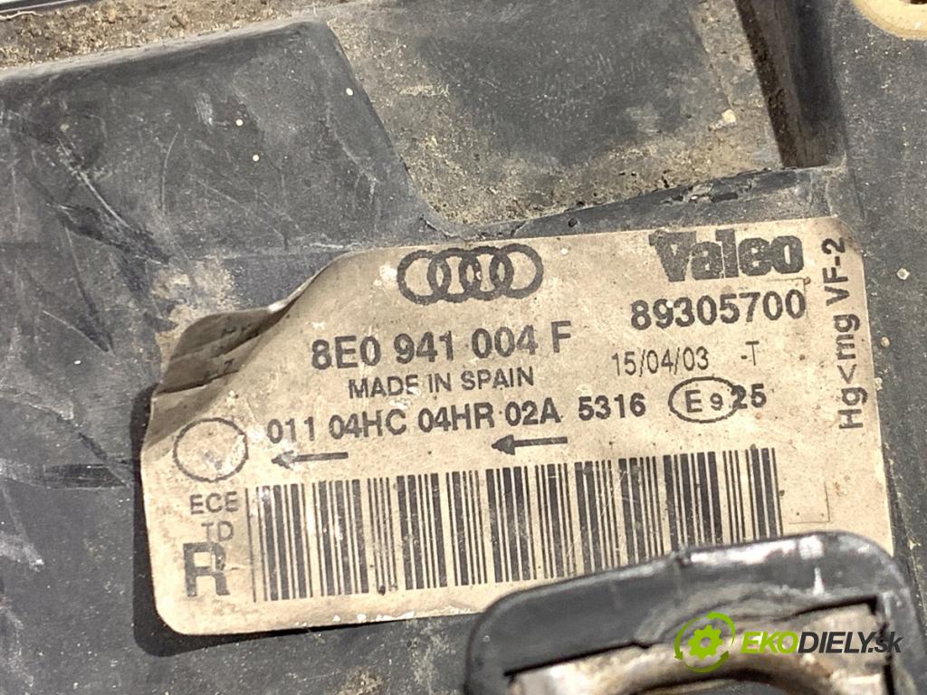 AUDI A4 B6 Kombi 2002 110 kW 1.8 T 1781 Svetlomet pravy predný 8E0941004F