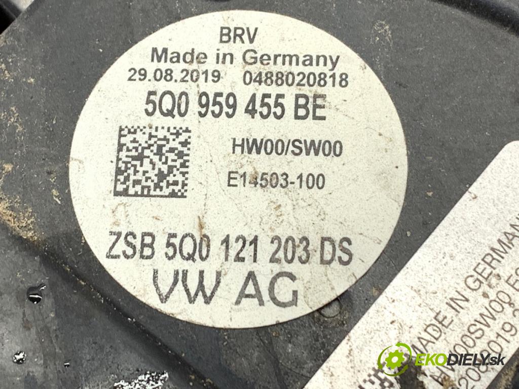 SKODA OCTAVIA III Kombi 2019 110 kW 1.5 TSI 1495 ventilátor chladiče 5Q0959455BE (Ventilátor)