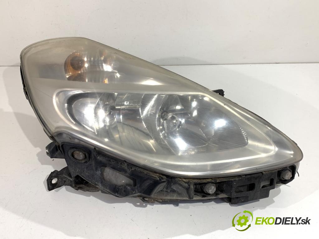 RENAULT CLIO III liftback 2009 50 kW 1.5 dCi (C/BR0G, C/BR1G) 1461 Svetlomet pravy predný 