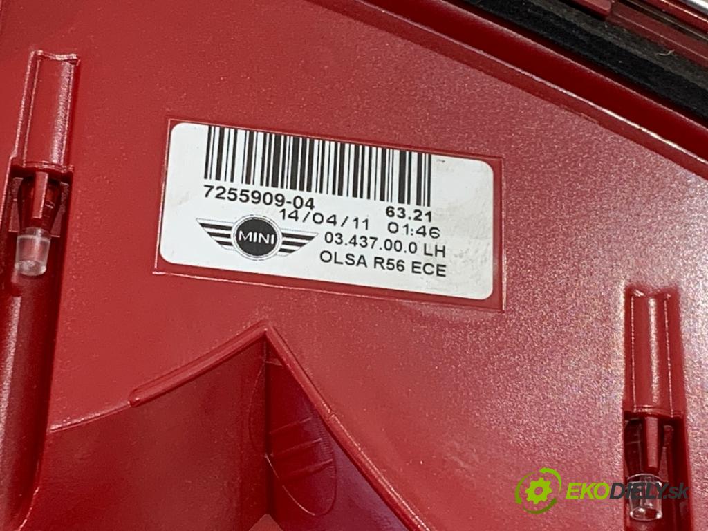 MINI R56 liftback 2011 72 kW One 1598 světlo levý zadní část 7255909