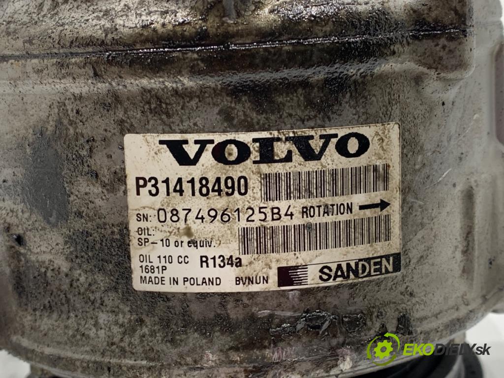 VOLVO XC60 I SUV 2016 140 kW D4 AWD 2400 kompresor klimatizace P31418490 (Kompresor klimatizace)