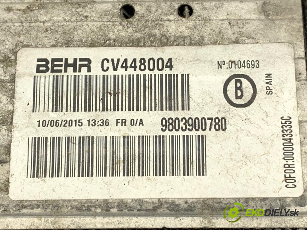 CITROEN C4 CACTUS liftback 2015 68 kW 1.6 HDi 90 1560 intercooler 9803900780 (Intercooler (chladič nasávaného vzduchu))