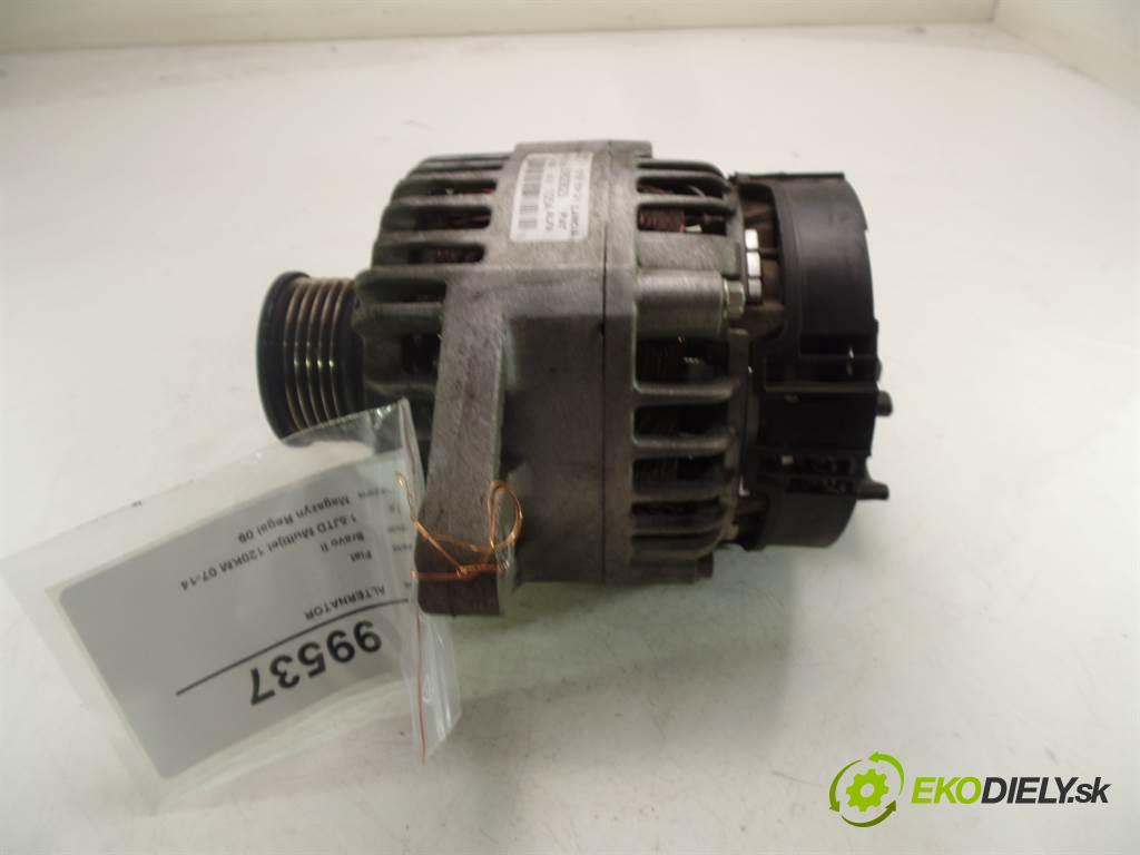 Fiat Bravo II    1.6JTD Multijet 120KM 07-14  Alternátor 51820623 (Alternátory)