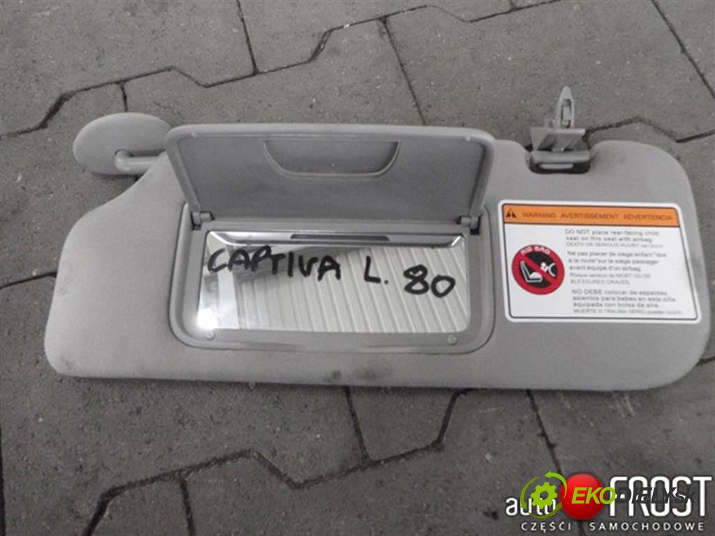 CHEVROLET CAPTIVA    BRAK  slnečná clona priehľadna ľavy captiva 06-