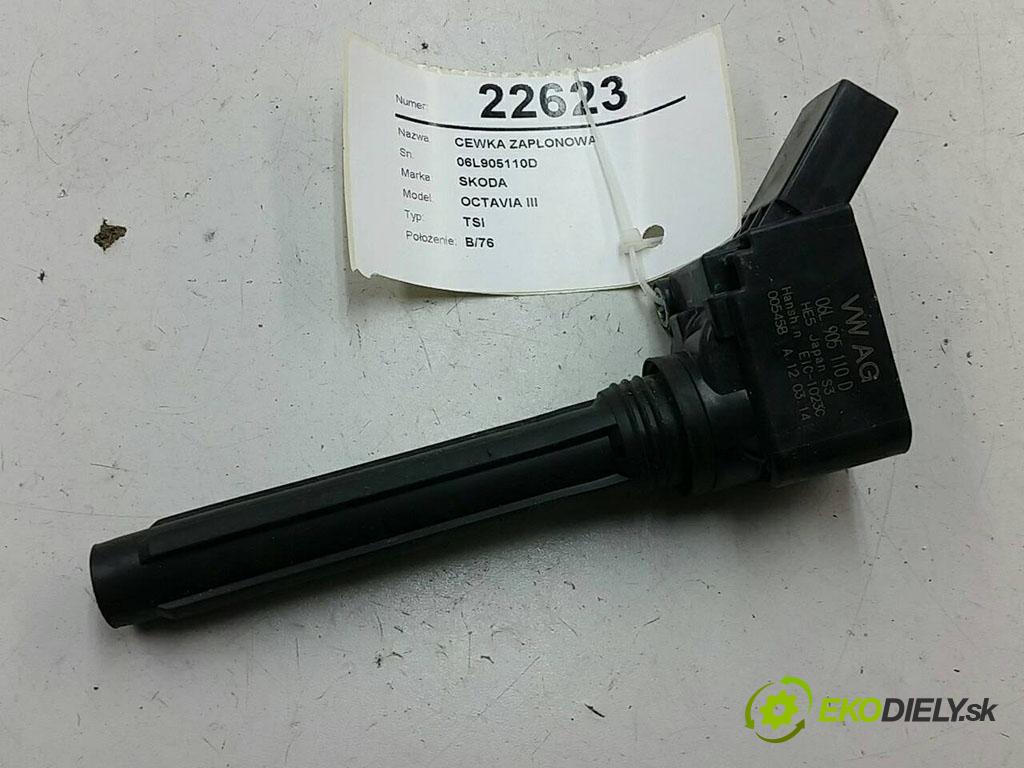 SKODA OCTAVIA III    TSI  Cievka zapaľovacia 06L905110D (Zapaľovacie cievky, moduly)