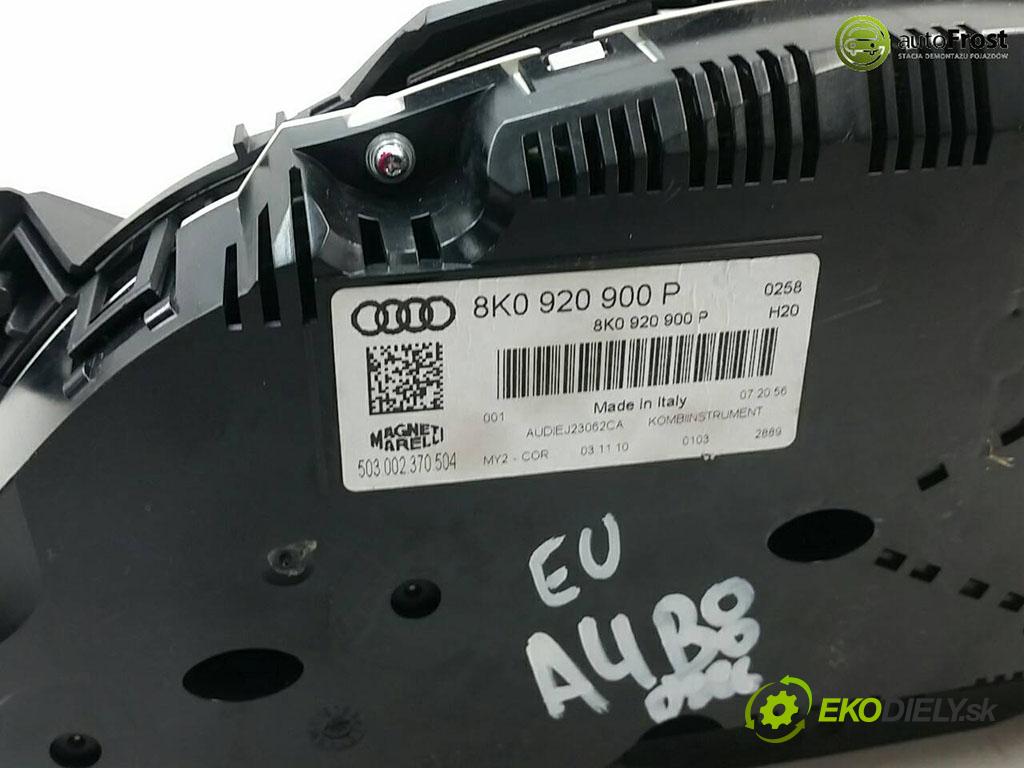 AUDI A4 B8 2010 170 kW B8 2.0 TDI Prístrojovka 8K0920900T (Prístrojové dosky, displeje)