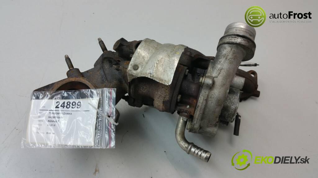 RENAULT CLIO III  2013 75 kW  1.5DCI Turbodúchadlo,turbo 54359710028 (Turbodúchadlá (kompletné))