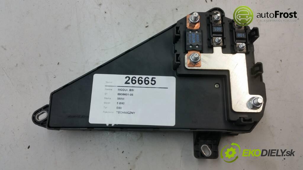 BMW 5 E60 E60 2005  E60 3.0 modul BSI 6906601-05 (Pojistkové skříňky)
