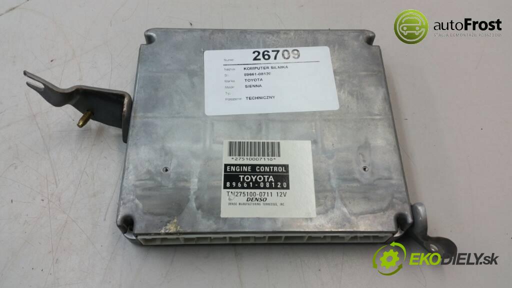 TOYOTA SIENNA  2005    riadiaca jednotka Motor 89661-08120 (Riadiace jednotky)