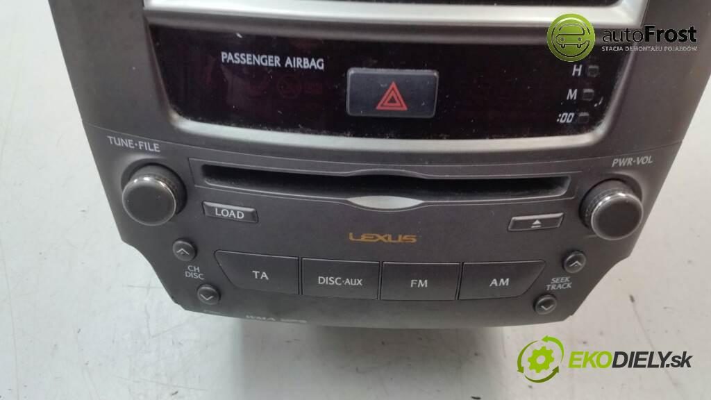 LEXUS IS 220   2006  177 KM   2.2  Panel ovládaní topení + RADIO   86120-53370 (Ovládaní topení a přepínače)