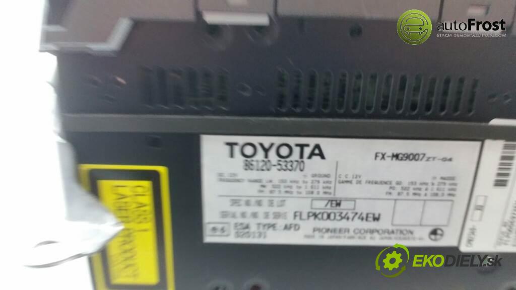 LEXUS IS 220   2006  177 KM   2.2  Panel ovládania kúrenia + RADIO   86120-53370 (Prepínače, spínače, tlačidlá a ovládače kúrenia)