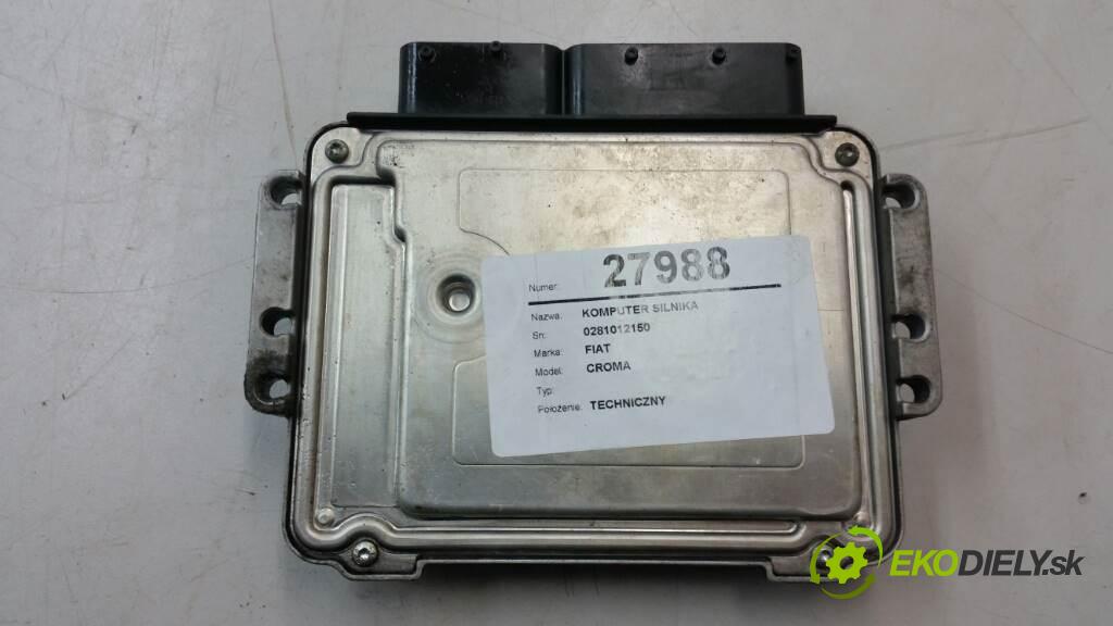 FIAT CROMA   2006 200 kW   2.4 JTD riadiaca jednotka Motor 0281012150 (Riadiace jednotky)