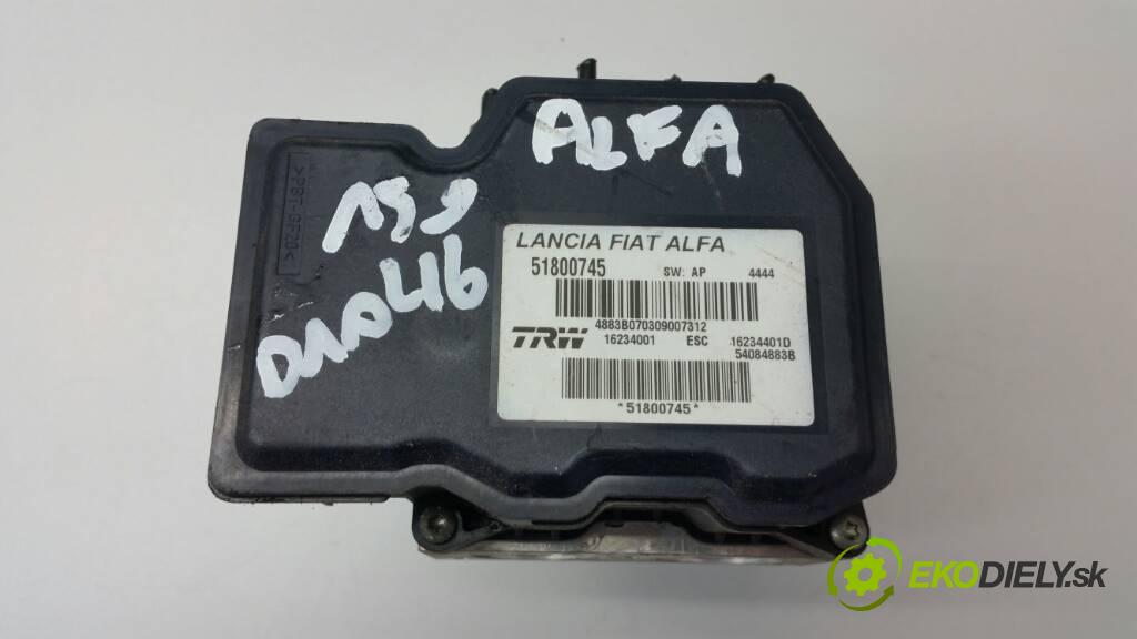 ALFA ROMEO 159   2007 150 kW   1.9 JTDM Pumpa ABS 51800745 (Pumpy ABS)