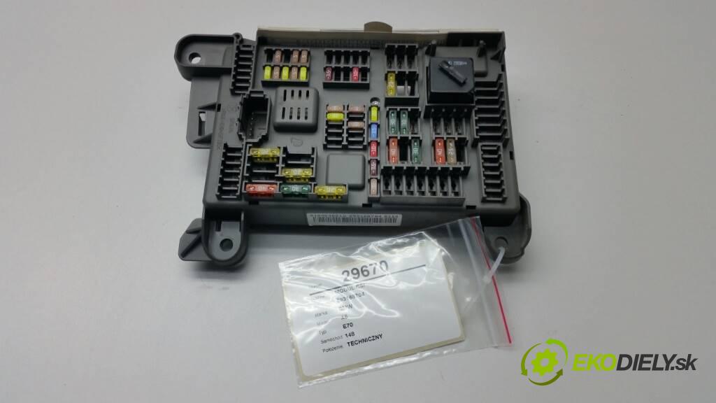 BMW X5 E70 2008 236 kW E70 3.0D modul BSI 693168704 (Pojistkové skříňky)