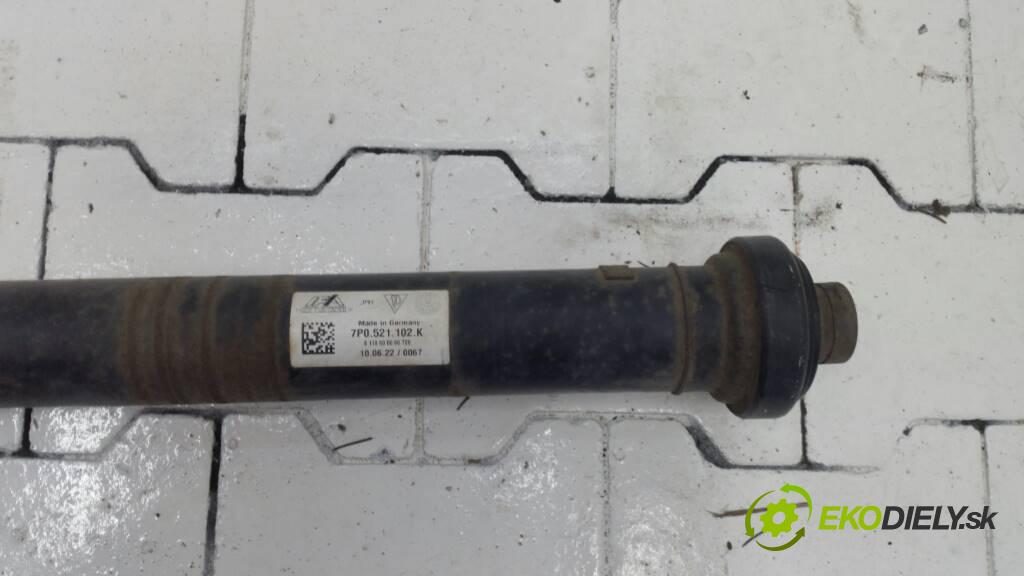 VOLKSWAGEN TOUAREG 7P  II 2010 240 kW 7P  II 3.0 V6 TDI BLUEMOTION CAS Kardaň, hriadeľ hnací 7P0521102K (Kardaňové hriadele)
