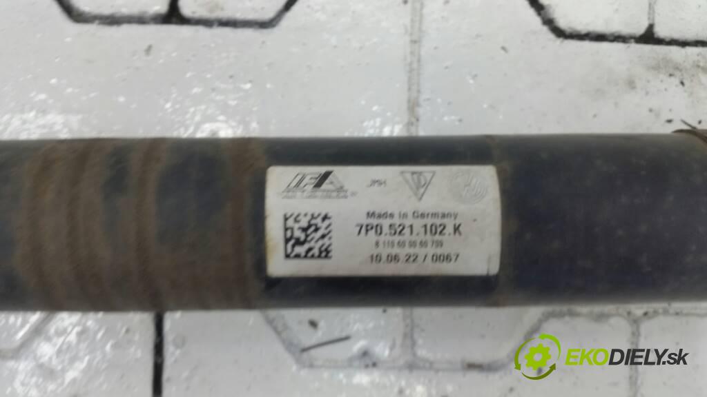 VOLKSWAGEN TOUAREG 7P  II 2010 240 kW 7P  II 3.0 V6 TDI BLUEMOTION CAS Kardaň, hriadeľ hnací 7P0521102K (Kardaňové hriadele)