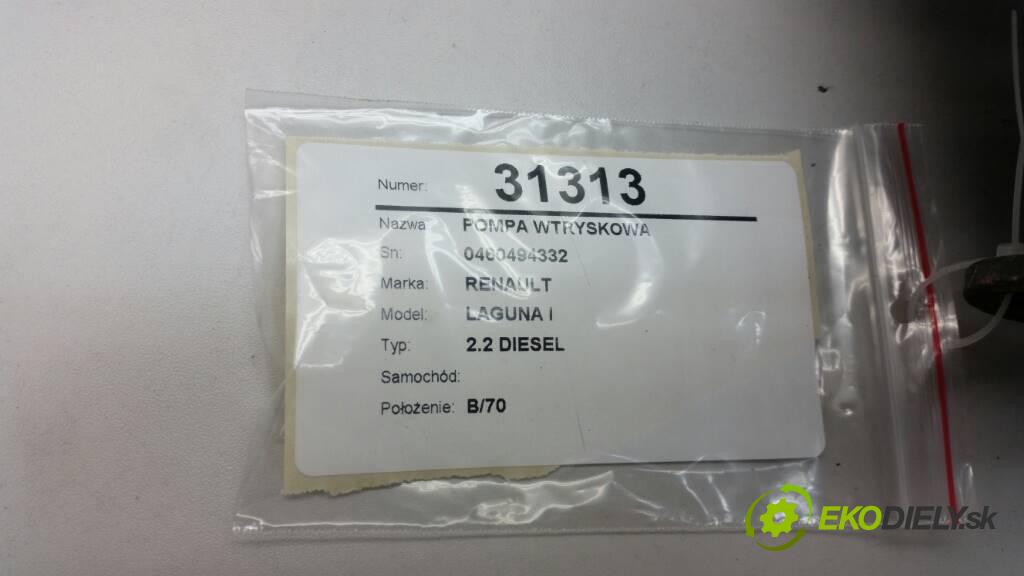 RENAULT LAGUNA I    2.2 DIESEL  Pumpa vstrekovacia 0460494332 (Vstrekovacie čerpadlá)