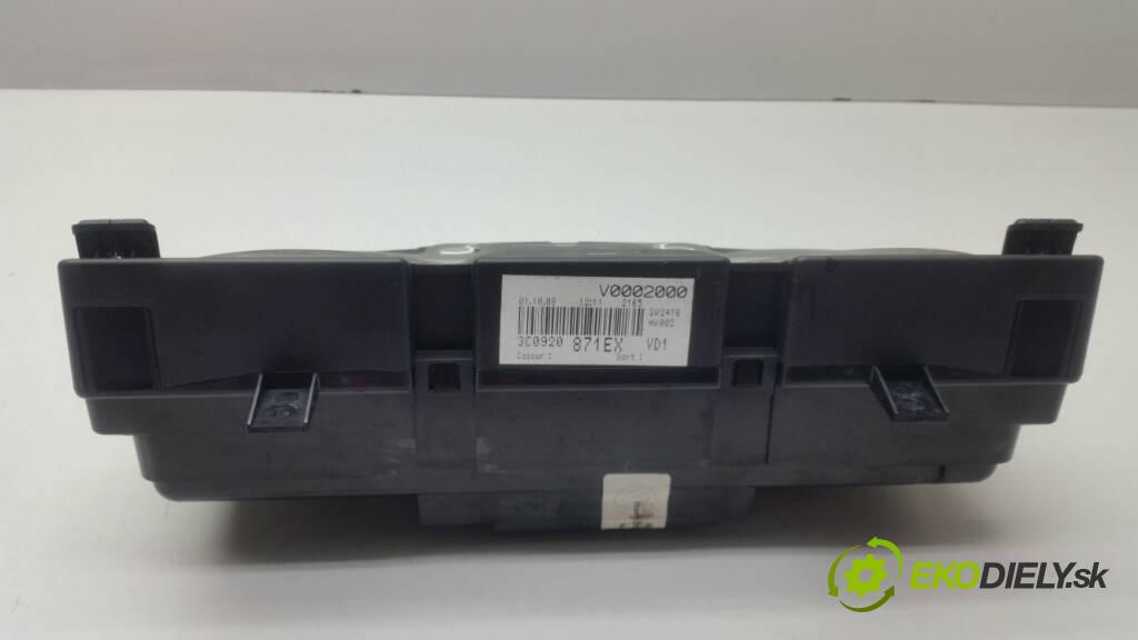 VOLKSWAGEN PASSAT B6 2008 140 kW B6 2.0 TDI Prístrojovka 3C0920871EX (Prístrojové dosky, displeje)