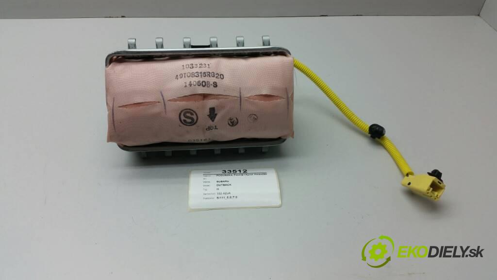 SUBARU OUTBACK III 2009 150 kW III 2.0 D BOXER AirBag - spolujazdca airbag