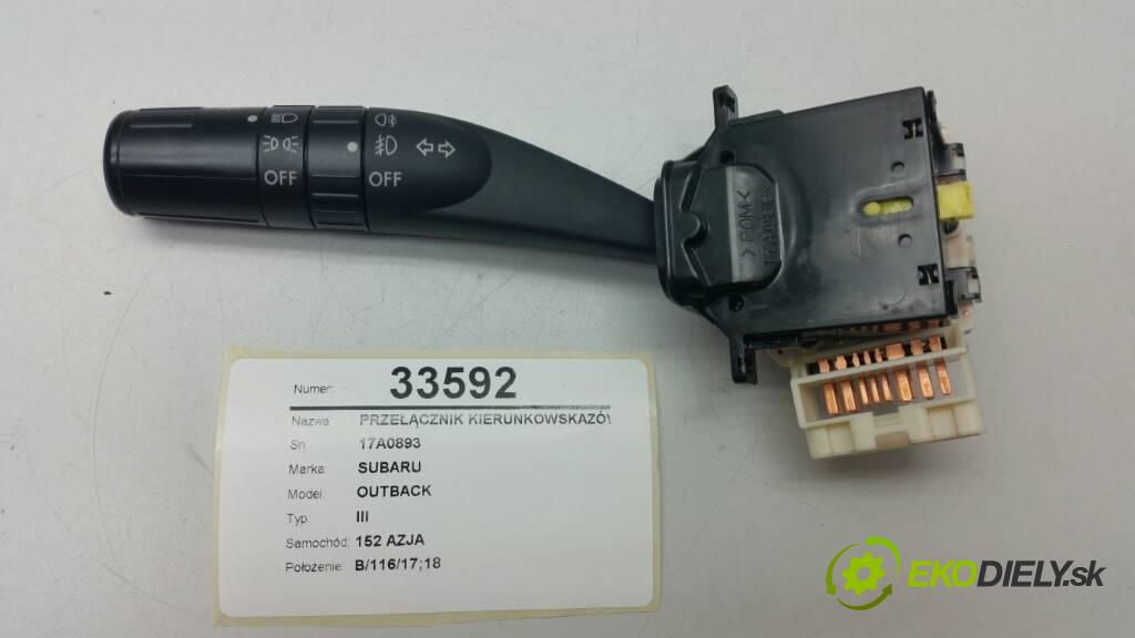 SUBARU OUTBACK III 2009 150 kW III 2.0 D BOXER Prepínač smeroviek 17A0893 (Prepínače, spínače, tlačidlá a ovládače kúrenia)