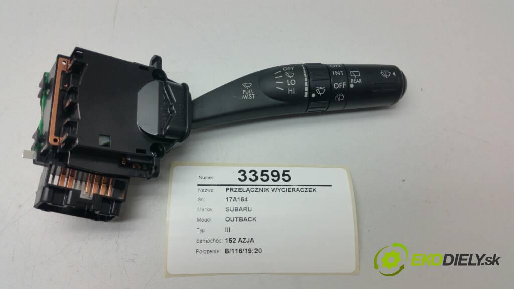 SUBARU OUTBACK III 2009 150 kW III 2.0 D BOXER Prepínač stieračov 17A164 (Prepínače, spínače, tlačidlá a ovládače kúrenia)
