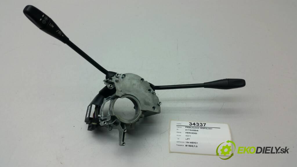 MERCEDES W211 LIFT 2009  LIFT 2.2 CDI Prepínač kombinovaný A1715402545 (Prepínače, spínače, tlačidlá a ovládače kúrenia)