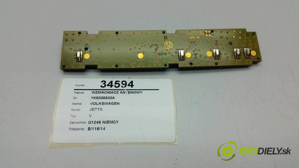 VOLKSWAGEN JETTA V 2005 105 kW V 1.9 TDI BKC Zosilňovač antenový 1K5035532A (Zosilňovače)