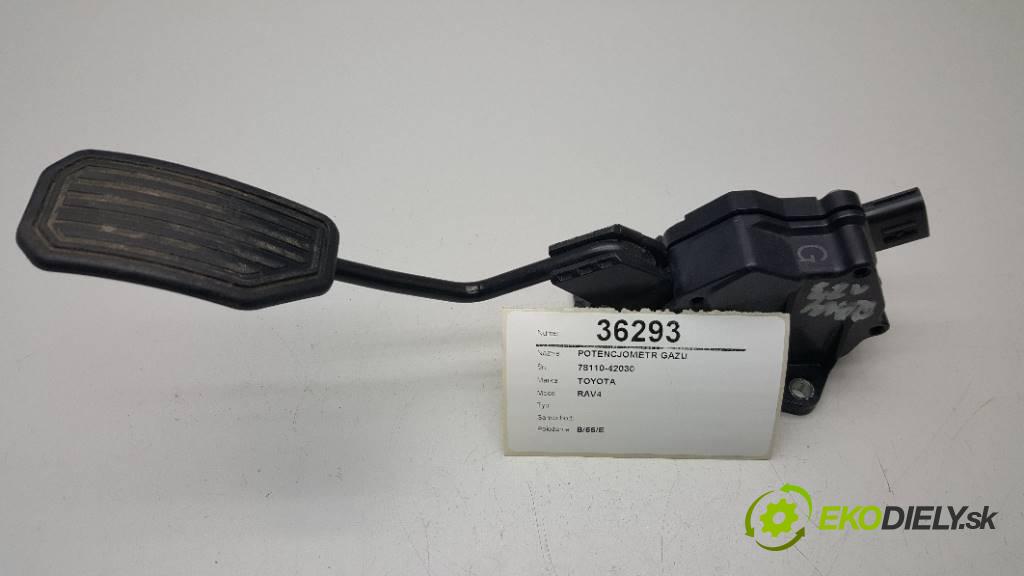 TOYOTA RAV4       Potenciometer plynového pedálu 78110-42030 (Pedále)