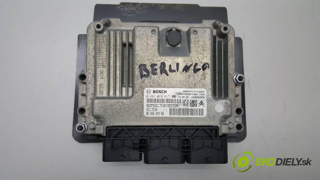 CITROEN BERLINGO III PARTNER 2012 ? III PARTNER 1.6 HDI riadiaca jednotka Motor 0281019817   9805947380 (Riadiace jednotky)