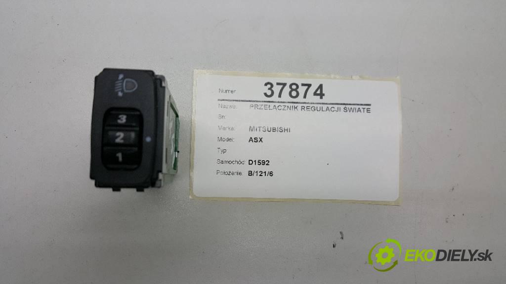 MITSUBISHI ASX   2015 117 kW   1590,00 Prepínač nastavenia svetiel  (Prepínače, spínače, tlačidlá a ovládače kúrenia)