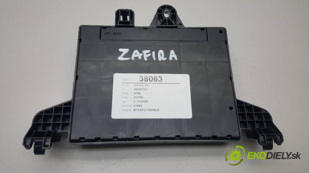 OPEL ZAFIRA C TOURER  2013 130 kW C TOURER  1956,00 Modul BSI 365927271   (Poistkové skrinky)