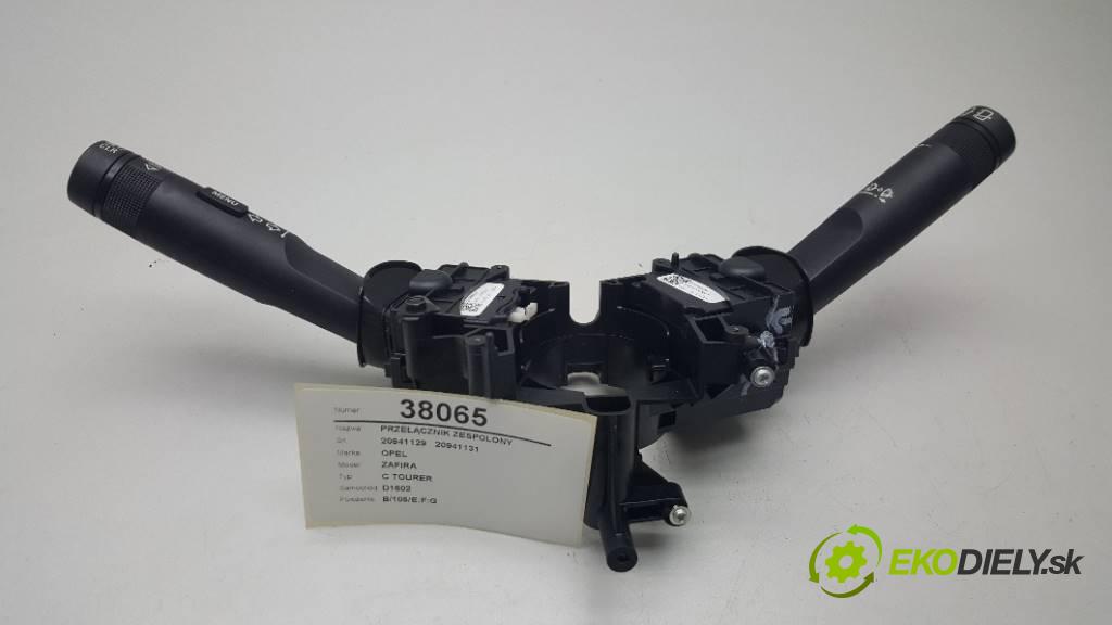 OPEL ZAFIRA C TOURER  2013 130 kW C TOURER  1956,00 Prepínač kombinovaný 20941129   20941131 (Prepínače, spínače, tlačidlá a ovládače kúrenia)