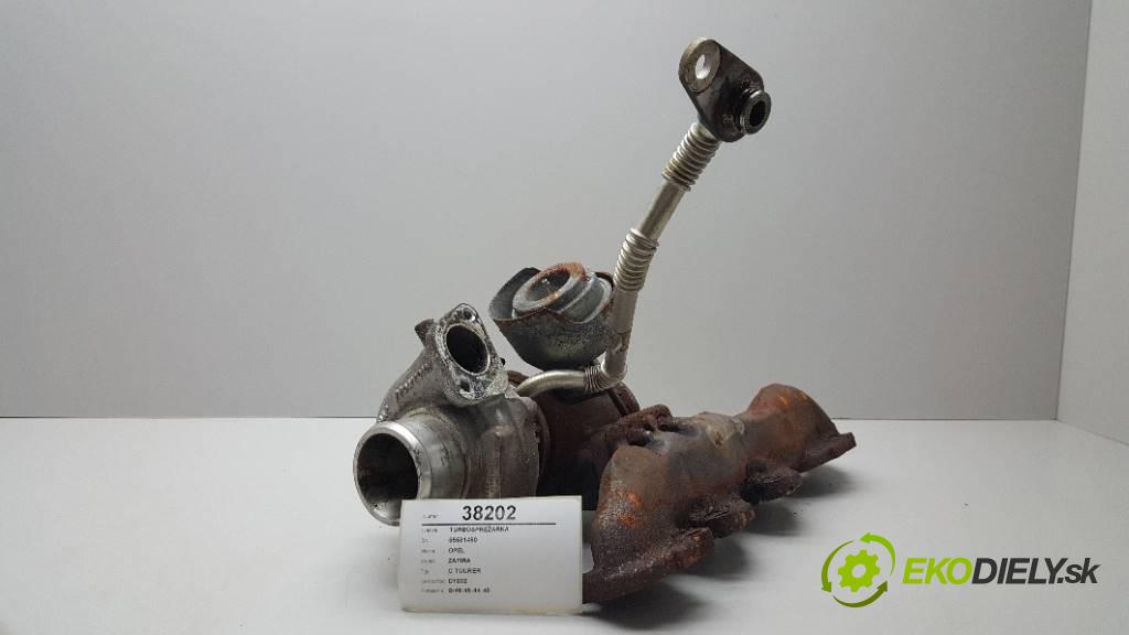 OPEL ZAFIRA C TOURER  2013 130 kW C TOURER  1956,00 Turbodúchadlo,turbo 55581460 (Turbodúchadlá (kompletné))