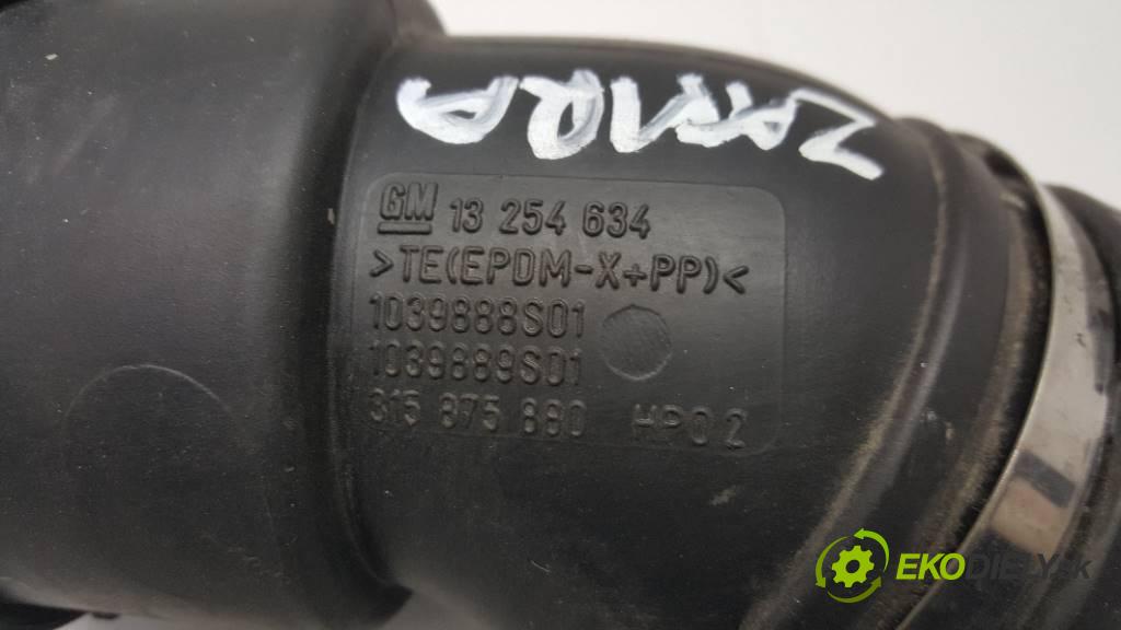 OPEL ZAFIRA C TOURER  2013 130 kW C TOURER  1956,00 Rúra hadice trubka vzduchu 13254634 (Hadice chlazení vzduchu)