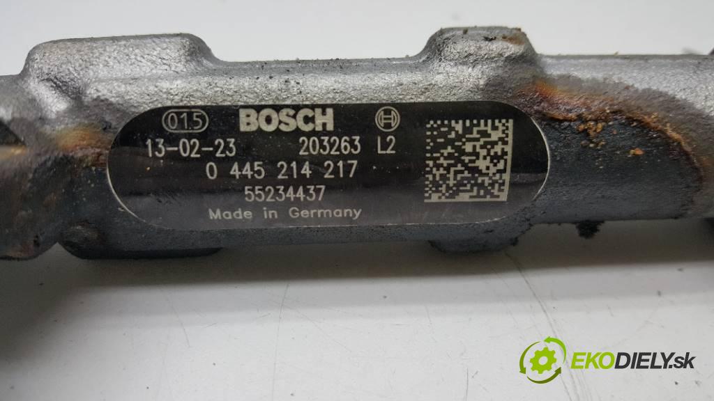 FIAT FIORINO NEMO BIPPER 2013 75 kW NEMO BIPPER 1248 Lišta vstrekovacia 55234437   0445214217 (Vstrekovacie lišty)