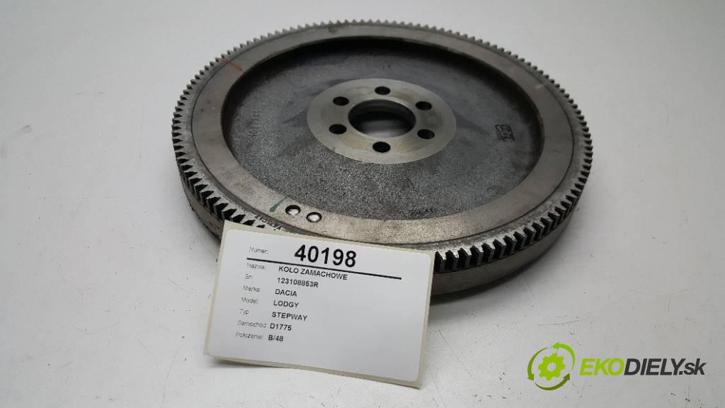 DACIA LODGY STEPWAY 2017 102 kW STEPWAY 1598,00 koleso zotrvačníkové 123108853R    (Zotrvačníky)