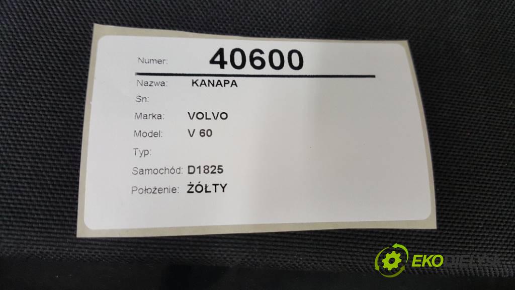 VOLVO V 60  2012 114 kW    1560,00 ccm Sedadlo